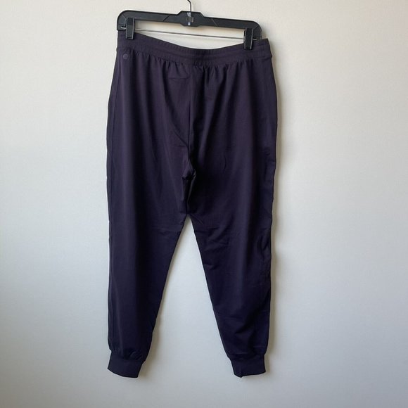 Zella Drawstring Waist Jogger Sweatpants Womens Size Medium Plum Deep Purple EUC - Picture 6 of 11